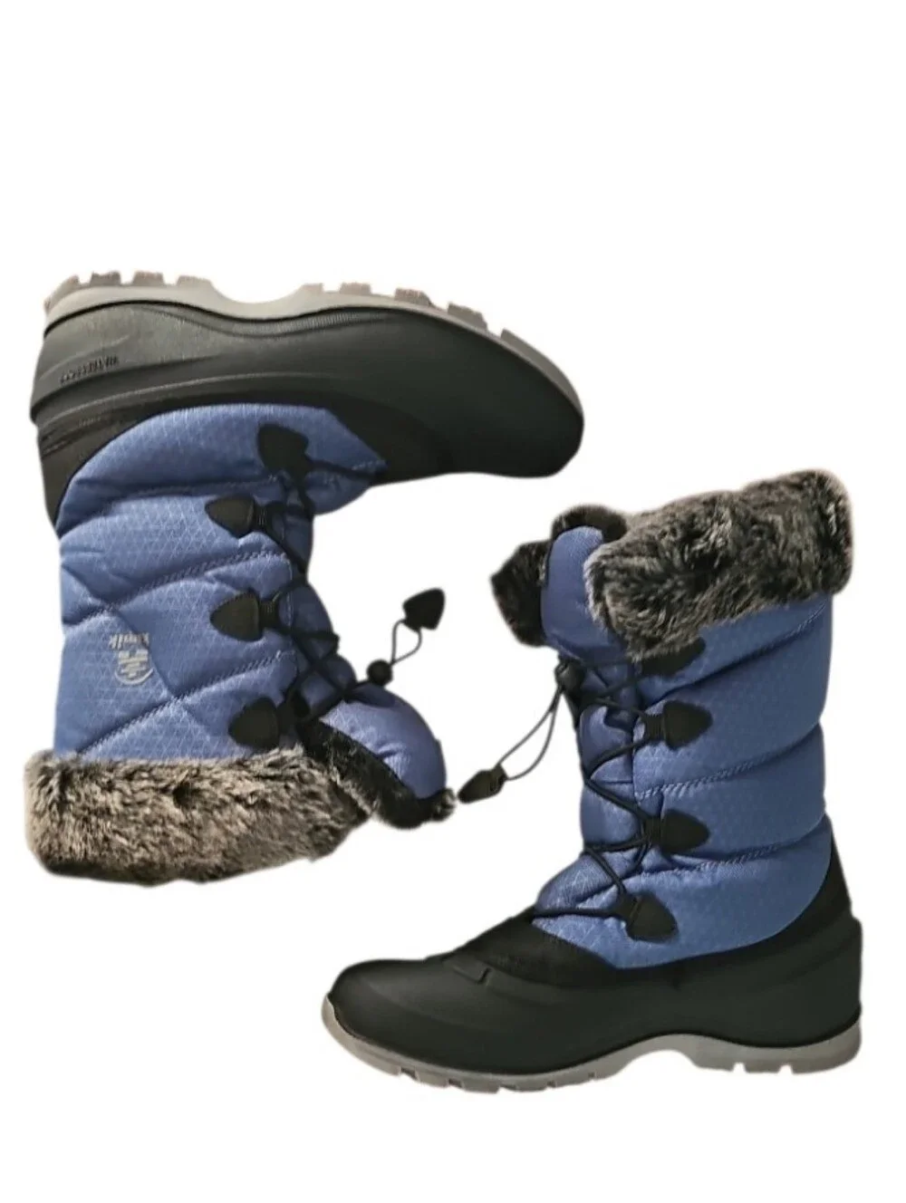 Kamik Momentum3 Snow Boots Women's 10 Blue Thinsulate Waterproof Winter Boots